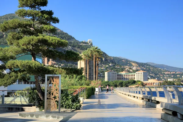 Promenáda v monte Carlu v Monaku — Stock fotografie