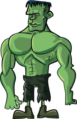 Cartoon Frankenstein monster clipart