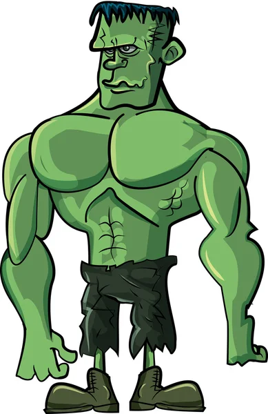Dibujos animados Frankenstein monstruo — Vector de stock