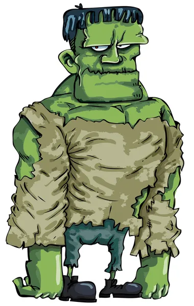 Dessin animé Frankenstein monstre — Image vectorielle