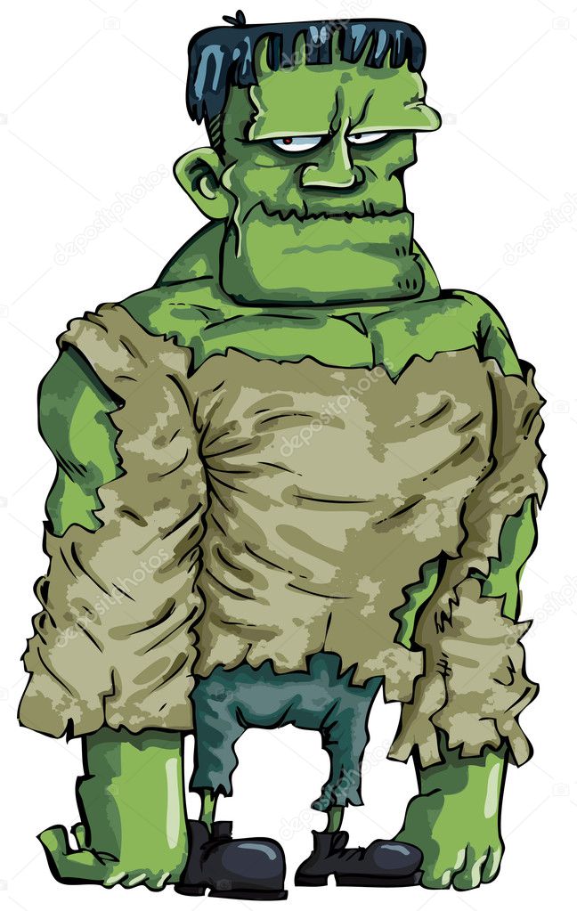 frankenstein monster cartoon