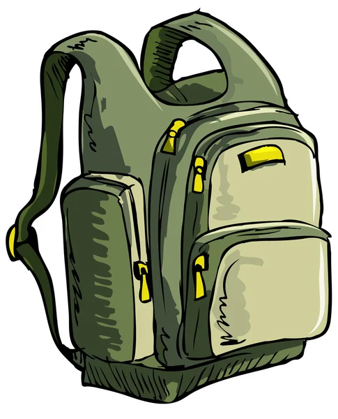 Ilustração de uma mochila —  Vetores de Stock