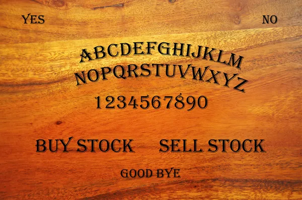 stock image Ouija Board with Stock Question