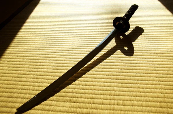 Japanse katana zwaard — Stockfoto