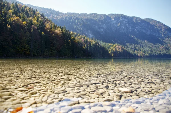 Альпійські озера восени — стокове фото