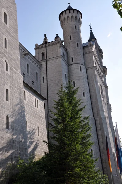 Zamek neuschwanstein piękny, jak pochodzi z bajki. — Zdjęcie stockowe