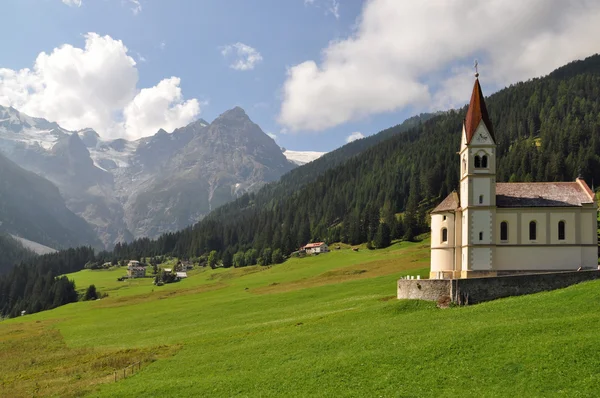 Alpine cultural landscape — Stock Photo, Image