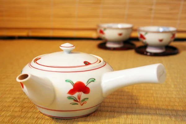 Japanese teapot and cups