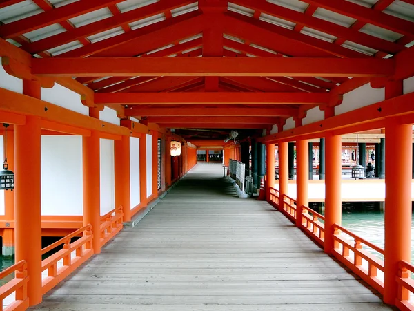 Santuario di Itsukoshima a Miyajima, Giappone — Foto Stock