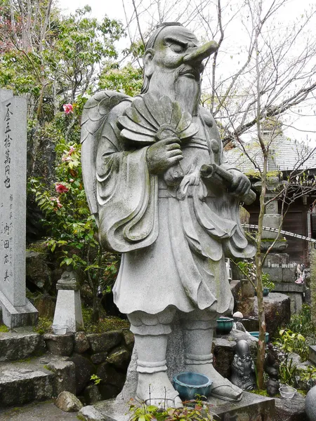 stock image Statue of Tengu, a Japanese Demon