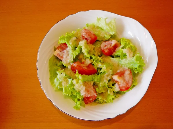 Tányér saláta — Stock Fotó