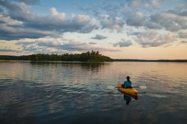 Kayaking clipart