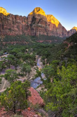 gün batımı, Zion