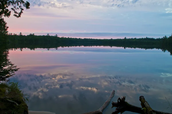 Canoa Lago Michigan —  Fotos de Stock
