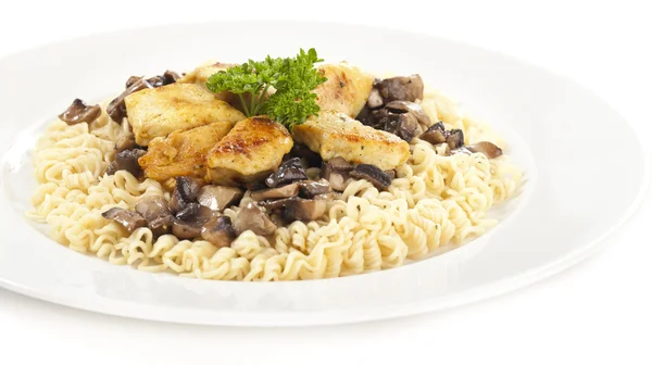 Chicken with Noodles — Stock Photo, Image