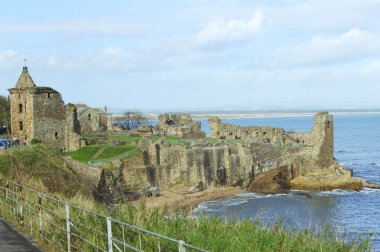 St. Andrews ancient castle clipart