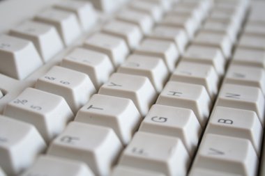 White Keyboard clipart