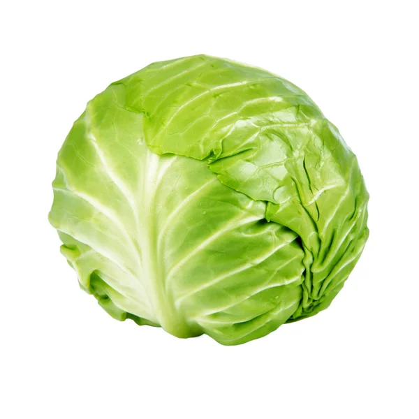 Green Cabbage Cutout — Stok fotoğraf