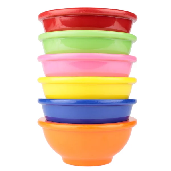 stock image Stack of Colorful Bowls