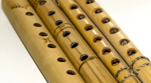 Flauti di bambù — Foto Stock