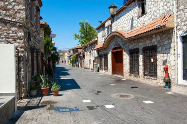 Barstreet in the Marmaris of Turkey on the day clipart