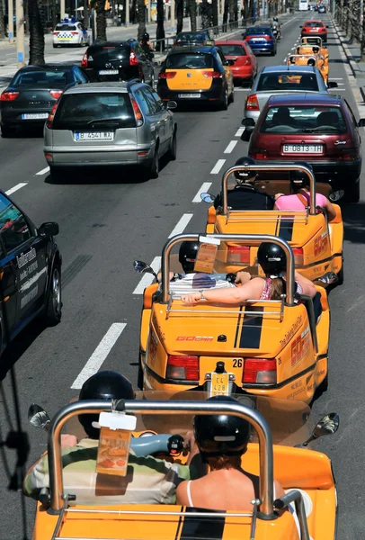 stock image Yellow GoCar Spain - BARCELONA