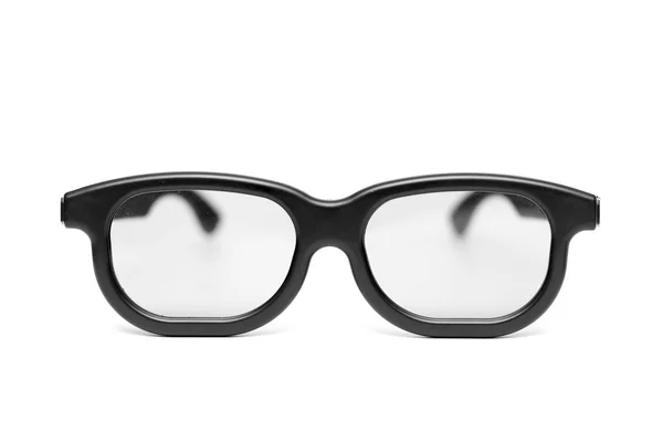 Occhiali con cornice nera — Foto Stock