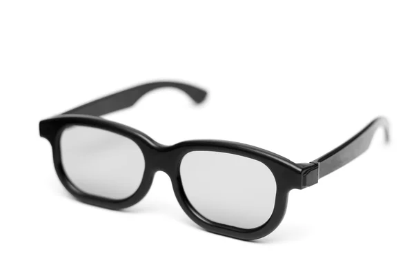Glasögon med en svart ram — Stockfoto