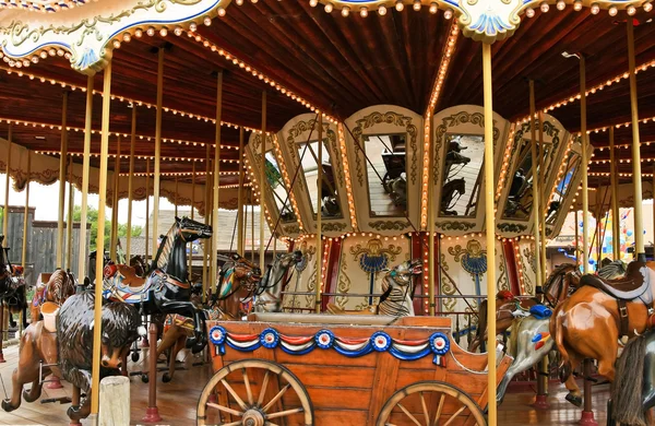 Carousel with horses — Stock Photo, Image