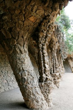 Guell park, köprü detay