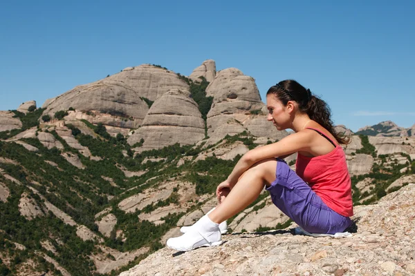 stock image Looking for inspiration on the edge