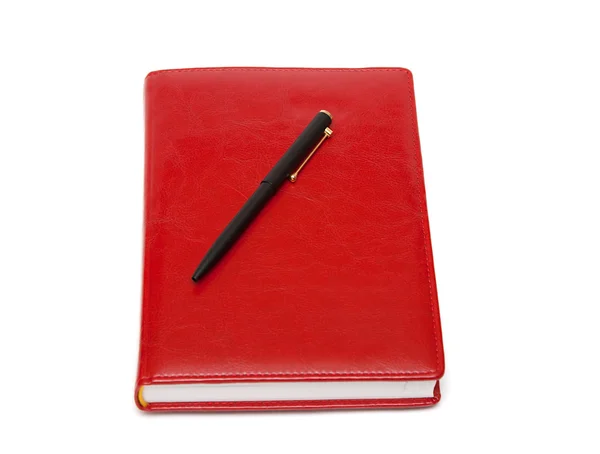 Red book organizer — Stock Photo, Image