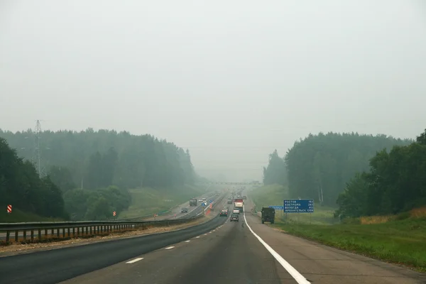 stock image Smog on the road