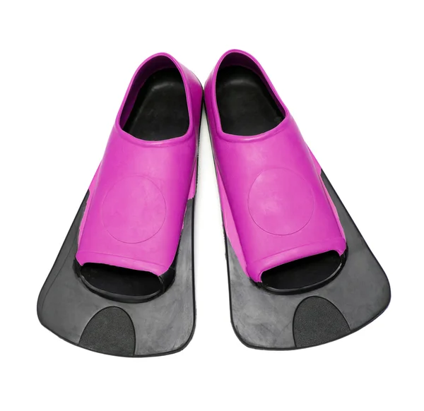 Roze flippers om te zwemmen — Stockfoto