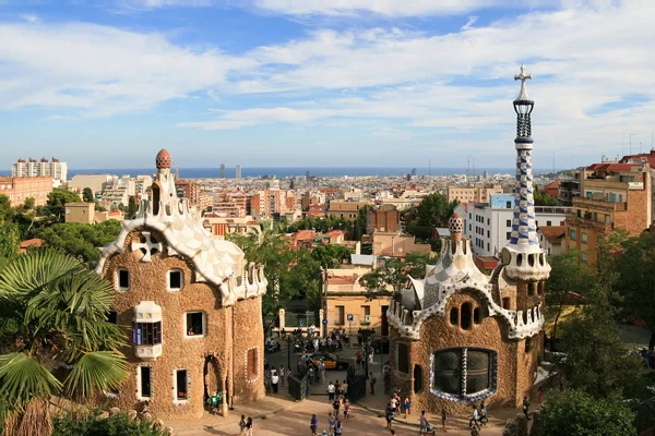 Guell park gingerbread house Stock Picture