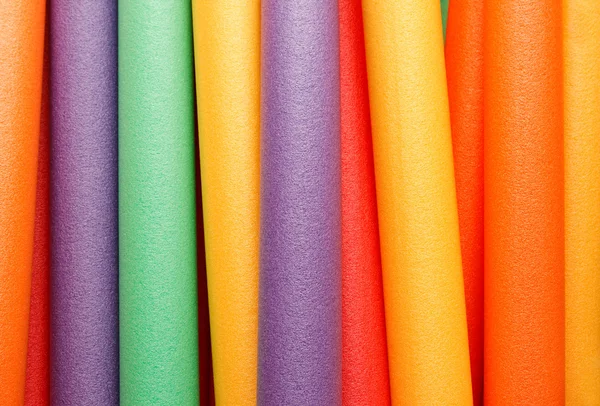 Color strips from polyfoam — Stock Photo, Image