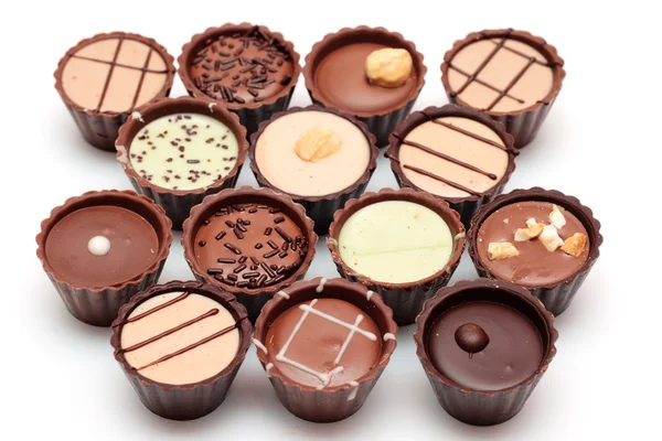 Smíšené čokolády — Stock fotografie