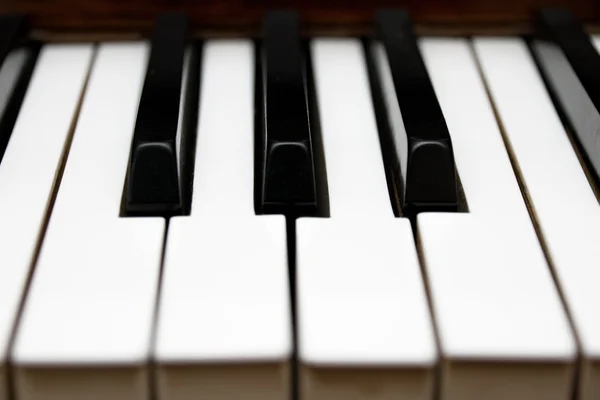 Piano Keys Instrumento Musical —  Fotos de Stock