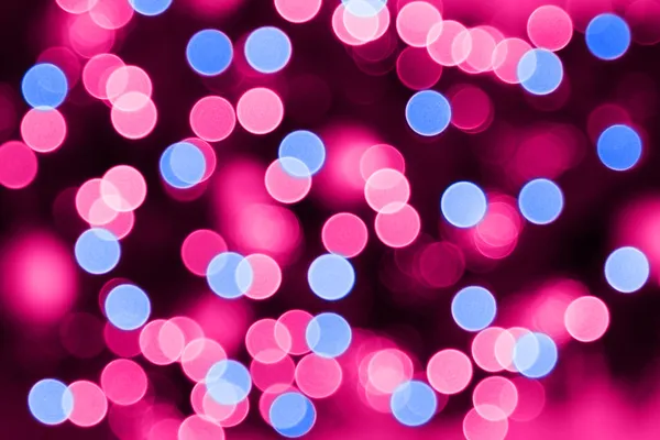 Rosa blå julbelysning — Stockfoto