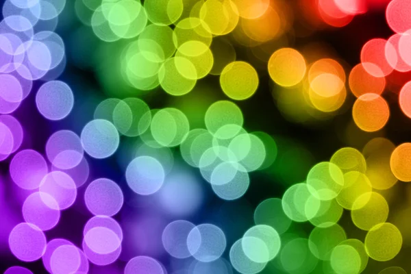 Luci natalizie multicolori — Foto Stock