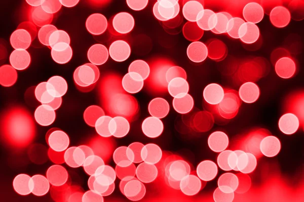 Červená vánoční osvětlení — Stock fotografie