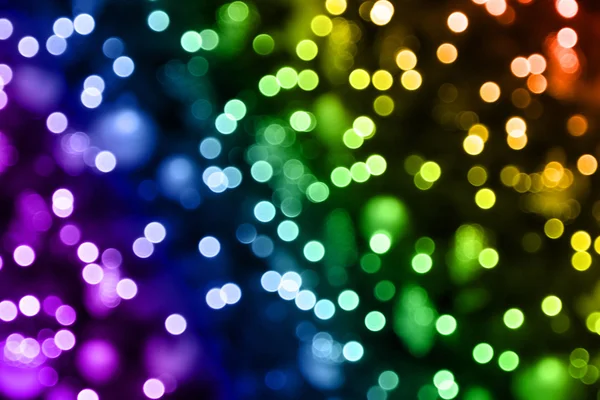 Gökkuşağı renklerini holiday lights — Stok fotoğraf
