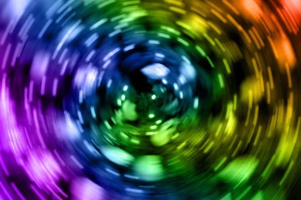 Luz embaçada multicolorida — Fotografia de Stock