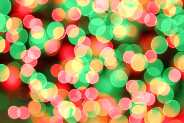 Red-green christmas lights Royalty Free Stock Images