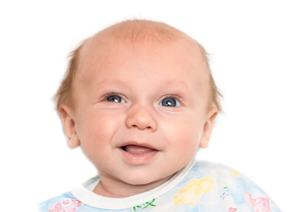 Retrato de un bebé con una sonrisa — Foto de Stock