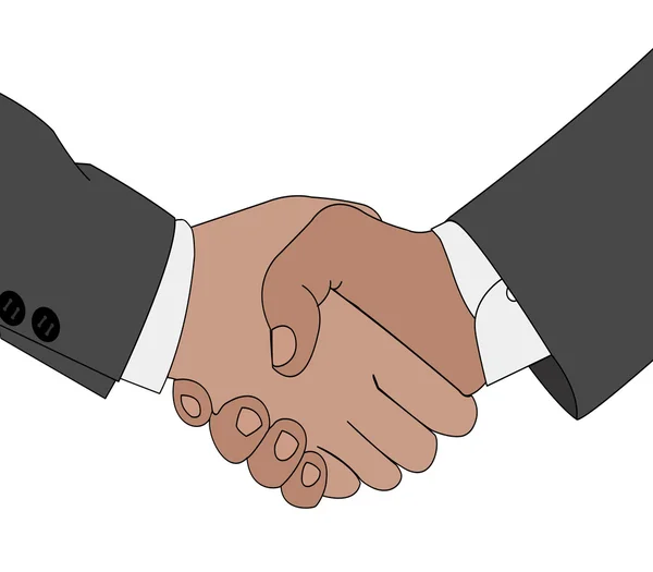 Handshake situationen — Stockfoto