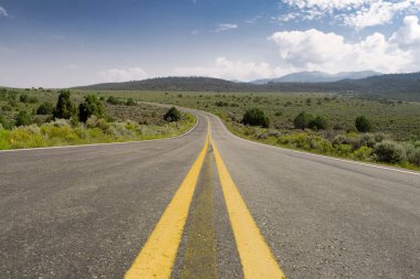 Orta yol eğrisi, yüksek çöl, new mexico