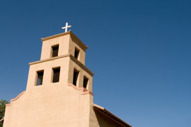 Santaurio De Guadalupe Mission Church Santa Fe, New Mexico clipart