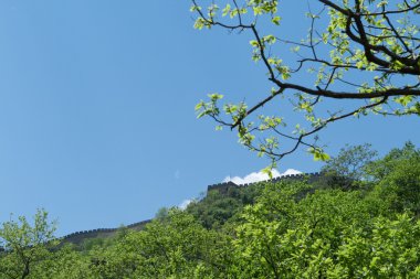 Mutianyu Section Great Wall, Outside Beijing China clipart