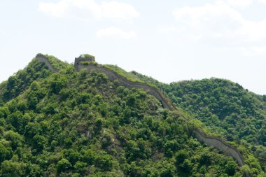 Çin Seddi mutianyu hillside Pekin Çin dışında